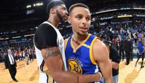 Anthony Davis und Stephen Curry