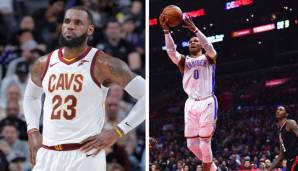 LeBron James und Russell Westbrook