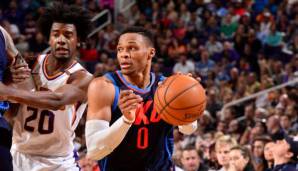 Russell Westbrook und die Oklahoma City Thunder haben in Phoenix verloren