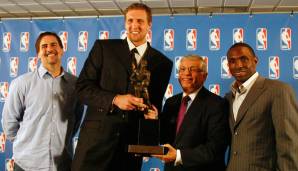 In der Saison 2006/2007 strich Nowitzki seinen einzigen MVP-Award ein. Seine Statistiken damals: 24,6 Punkte, 8,9 Rebounds.