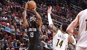 James Harden war gegen Denver mal wieder der Topscorer der Houston Rockets