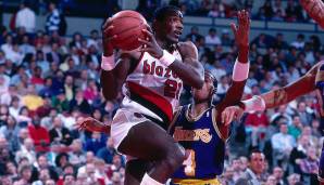 PLATZ 34: CLYDE DREXLER (1983-1998) - 22.195 Punkte in 1086 Spielen - Portland Trail Blazers, Houston Rockets