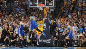 Andre Miller trifft einen Gamewinner in den Playoffs gegen die Warriors.