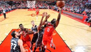 James Harden erledigte die San Antonio Spurs.