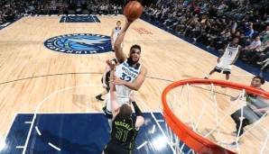 Karl-Anthony Towns erwischte gegen die Hawks einen Sahnetag.