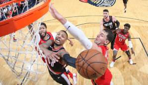 Damian Lillard konnte sich gegen die New Orleans Pelicans nicht wie gewohnt behaupten.