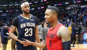 Damian Lillard und Anthony Davis sind die Stars ihrer Teams