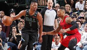 Dennis Smith Jr. verpasste gegen Portland nur knapp ein Triple-Double