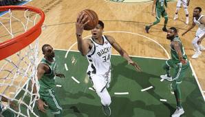 Giannis Antetokounmpo siegte mit den Bucks gegen die Boston Celtics