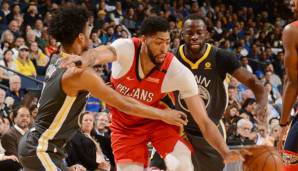 Anthony Davis führte die New Orleans Pelicans zum Sieg.