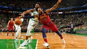 Jaylen Brown und LeBron James schenkten sich in Spiel 2 nichts.