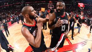 Chris Paul und James Harden wollen als nächstes die Warriors bezwingen.