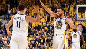 Stephen Curry und die Warriors schalteten die Pelicans aus.