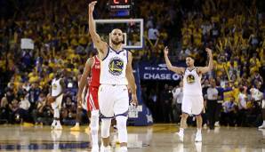 Platz 1: Golden State Warriors - 16 Siege (16.04.2017-21.05.2018) - Letzte Pleite: Spiel 7 der Finals gegen die Cleveland Cavaliers.