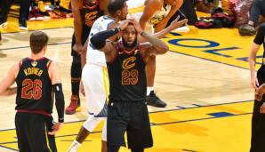 LeBron James verlor mit den Cavs unglücklich Spiel 1 der Finals.