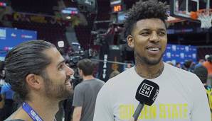 Daniel Herzog traf Nick Young vor Spiel 4 in Cleveland.