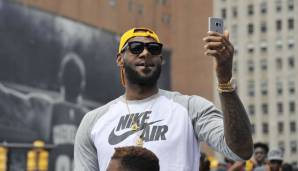 Platz 2: LeBron James (Los Angeles Lakers) - Gehalt 2018/19: 35,65 Millionen Dollar (Schätzwert).