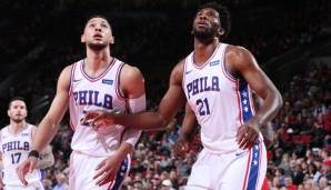 Ben Simmons und Joel Embiid sind die beiden Eckpfeiler bei den Philadelphia 76ers.