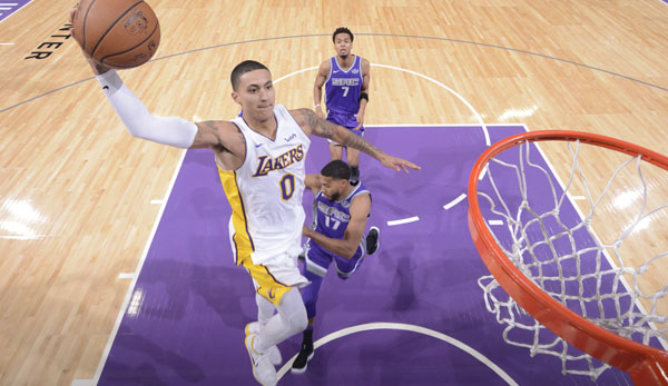 Kyle Kuzma war in seiner Rookie-Saison direkt Leistungsträger bei den Los Angeles Lakers.