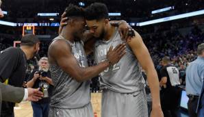 Jimmy Butler und Karl-Anthony Towns waren vergangene Saison nicht immer auf einer Wellenlänge.