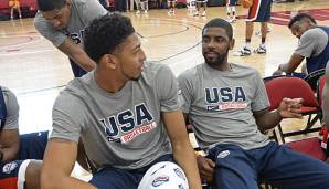 Kyrie Irving kann sich offenbar gut vorstellen, gemeinsam mit Anthony Davis bei den Boston Celtics zu spielen.