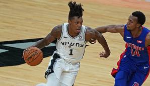 Lonnie Walker IV wird den San Antonio SPurs voraussichtlich sechs bis acht Wochen fehlen.