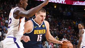 Nikola Jokic verbuchte gegen die Suns ein Triple-Double ohne einen einzigen Fehlwurf aus dem Feld.