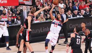 Die Washington Wizards holen in Portland ihren ersten Saisonsieg.