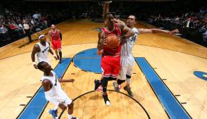 Platz 10: JaVale McGee blockte für die Washington Wizards am 15. März 2011 12 Würfe gegen die Chicago Bulls.