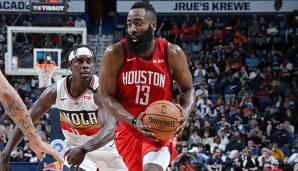 James Harden explodiert erneut und führt die Rockets mit 41 Punkten zum Sieg.