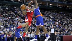 Bradley Beal und die Washington Wizards schlugen die New York Knicks in London.