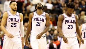 Jimmy Butler, Ben Simmons und Joel Embiid bilden die Big Three der Sixers.