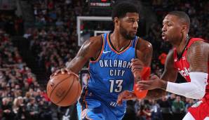 Platz 3: Paul George (Oklahoma City Thunder) - 1.859.216 Stimmen.