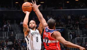 Platz 11: Deron Williams (Brooklyn Nets) - 8 Dreier (11/16 Dreier gesamt) am 8. März 2013 gegen die Washington Wizards.