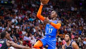 Dennis Schröder erzielte 24 seiner 28 Punkte im zweiten Viertel für die Oklahoma City Thunder