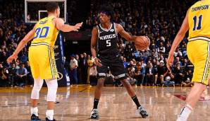 Platz 9: De'Aaron Fox (Sacramento Kings, 21,2 Jahre alt) - Stats 18/19: 17,3 Punkte, 7,2 Assists