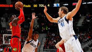 Dirk Nowitzki und Dennis Schröder treffen wohl zum letzten Mal in der NBA aufeinander.