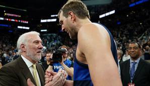 Gregg Popovich hat Dirk Nowitzki in den höchsten Tönen gelobt.