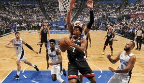 Kyle Lowry sicherte den Raptors mit einem kritischen Offensiv-Rebound den Sieg in Orlando.