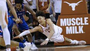 9. WASHINGTON WIZARDS - JAXSON HAYES (Texas, C): Wide Receiver in der High School, Center bei den Longhorns - das spricht für Athletik. Lebte am College vor allem über Ringniveau, Potential als Rim-Protector, als Pick'n'Roll-Verteidiger schwach.