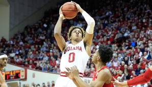 10. ATLANTA HAWKS - ROMEO LANGFORD (Indiana, SG): Stark beim Attackieren des Korbs, scort in Ringnähe variabel. Probleme aus der Distanz (27,2 Prozent), was auch mit einer Verletzung seiner Wurfhand zusammenhängt. Gute Anlagen in der Verteidigung.