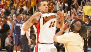 MATT BARNES: Der Bad Boy fand erst in der Bay Area sein Glück und profilierte sich mit 27 Jahren endlich als NBA-Spieler. Vor der Saison hatte Barnes erst 10 Dreier getroffen, in den Playoffs waren es 19 in 11 Partien.