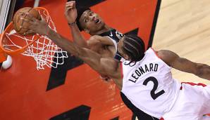 Kawhi Leonard war mal wieder der Topscorer der Toronto Raptors.