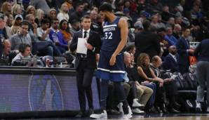 Ryan Saunders wird auch in Zukunft an der Seitenlinie der Minnesota Timberwolves stehen.