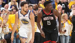 Klay Thompson erwischte gegen die Houston Rockets einen guten Start.