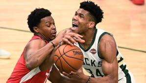 Die Werte sind auf 100 Ballbesitze hochgerechnet. Die einzige Anforderung ist ansonsten, dass in der Saison (Regular Season + Playoffs) mindestens 100 Ballbesitze gegen Giannis verteidigt wurden. Die Top 8 …