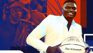 Zion Williamson und die Pelicans haben gut lachen. "Spiderman" Bol Bol macht dagegen ein langes Gesicht.