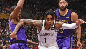 D'Angelo Russell wurde 2015 von den Los Angeles Lakers an Nummer 2 gepickt.