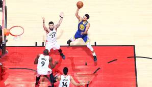 GOLDEN STATE WARRIORS - Stephen Curry (Starting Point Guard): Beide Splash Brothers waren an diesem Abend überragend. Zunächst nutzte der Chefkoch das verbesserte Spacing gut aus, und auch ohne KD zeigte er sich eiskalt - allerdings 4 TO. Note: 1-