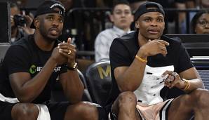 Russell Westbrook und Chris Paul sind gut miteinander befreundet.